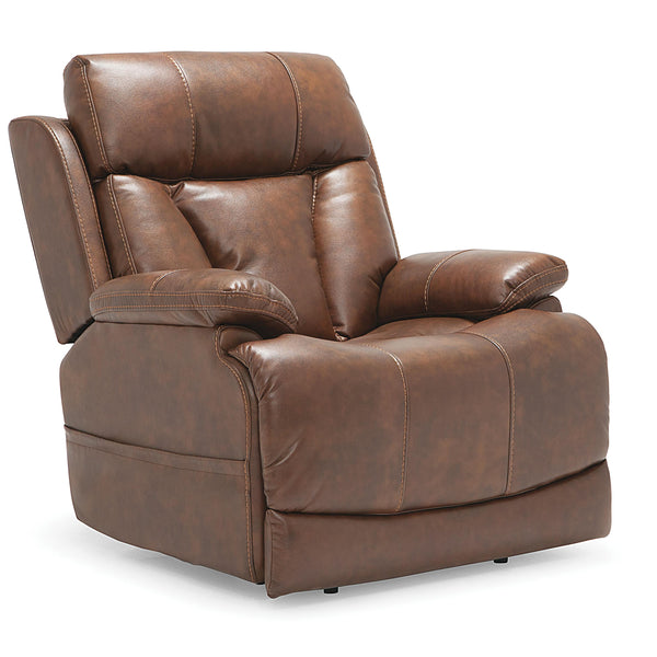 Palliser Aspen Power Leather Recliner 43105-71-RUST-TOULON IMAGE 1