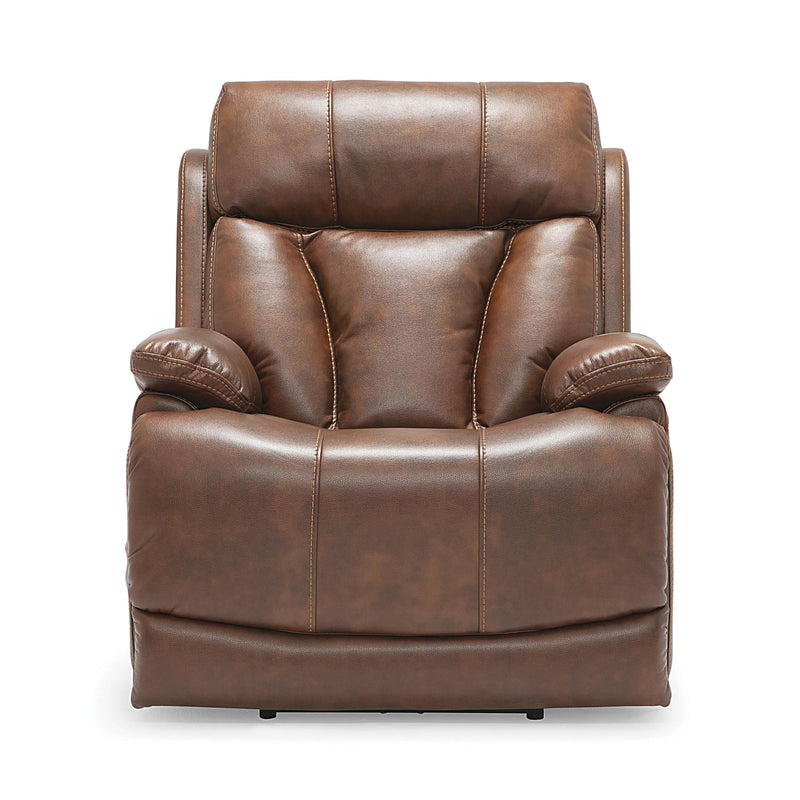 Palliser Aspen Power Leather Recliner 43105-71-RUST-TOULON IMAGE 2