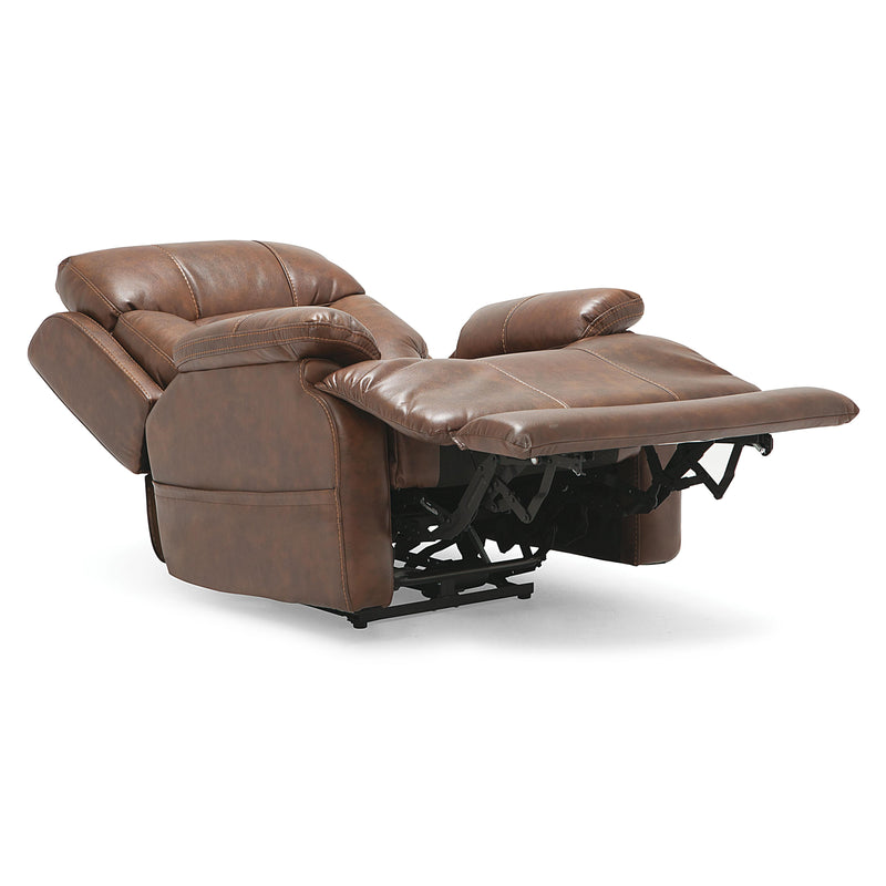 Palliser Aspen Power Leather Recliner 43105-71-RUST-TOULON IMAGE 4