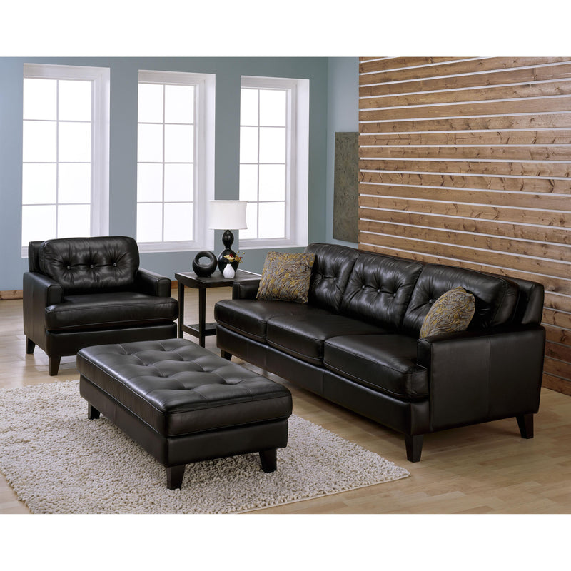 Palliser Barbara Stationary Leather Sofa 77575-01-BROADWAY-JAVA IMAGE 2