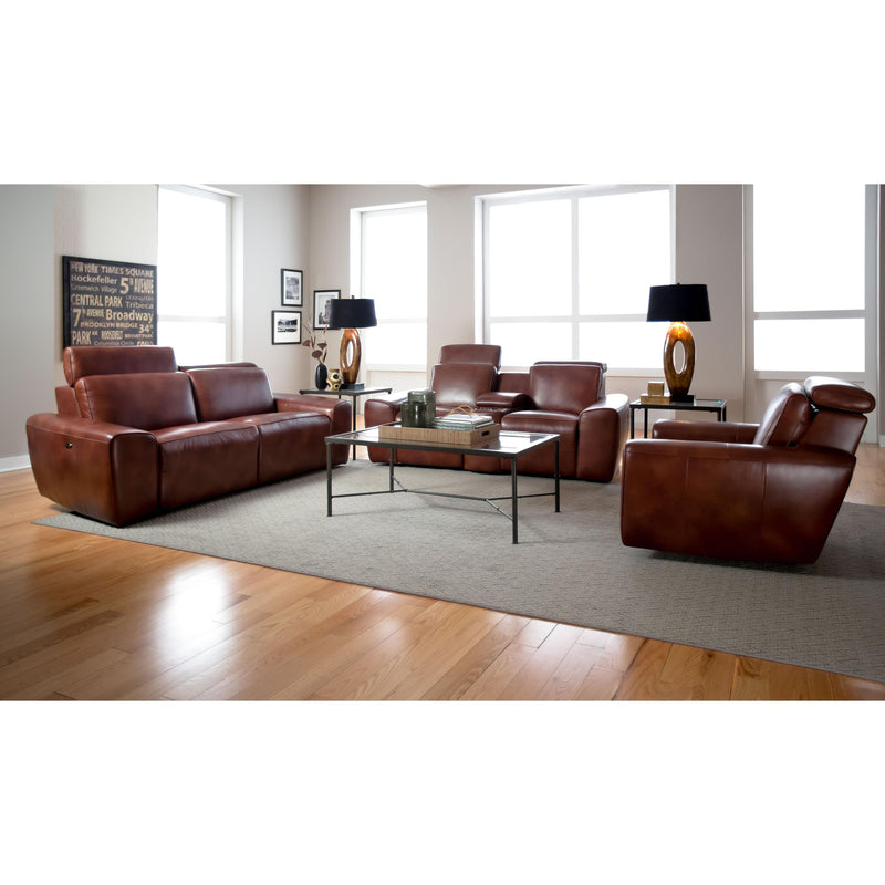 Palliser Beaumont Power Reclining Leather Sofa 41637-5P-ALFRESCO-BRANDY IMAGE 3