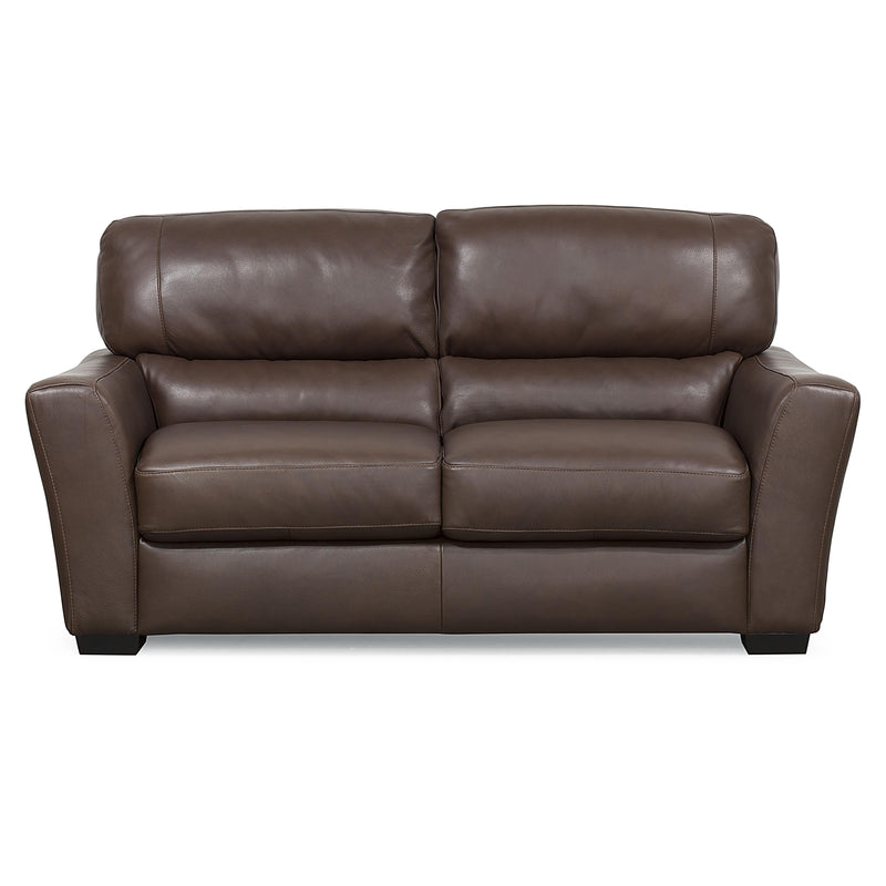 Palliser Becklow Stationary Leather Loveseat 77314-03-ALLEGRO-MAPLE IMAGE 1