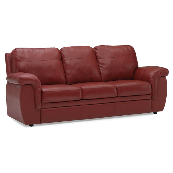 Palliser Brunswick Stationary Leather Sofa 40620-01-CLASSIC-BLOSSOM IMAGE 1