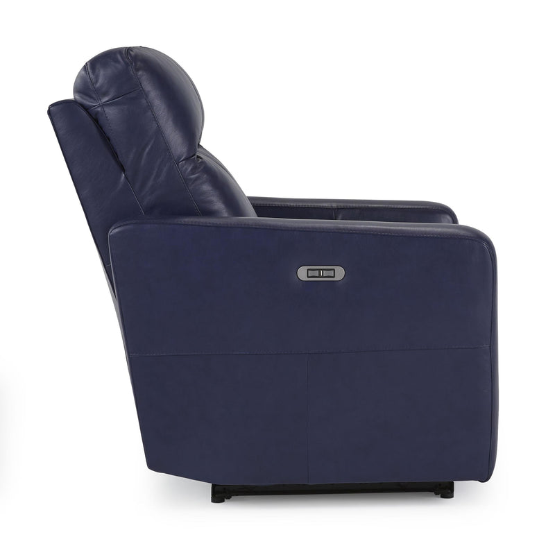 Palliser Cairo Power Leather Recliner with Wall Recline 40132-31-CLASSIC-INDIGO IMAGE 2