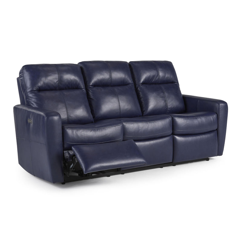 Palliser Cairo Reclining Leather Sofa 40132-51-CLASSIC-INDIGO IMAGE 2