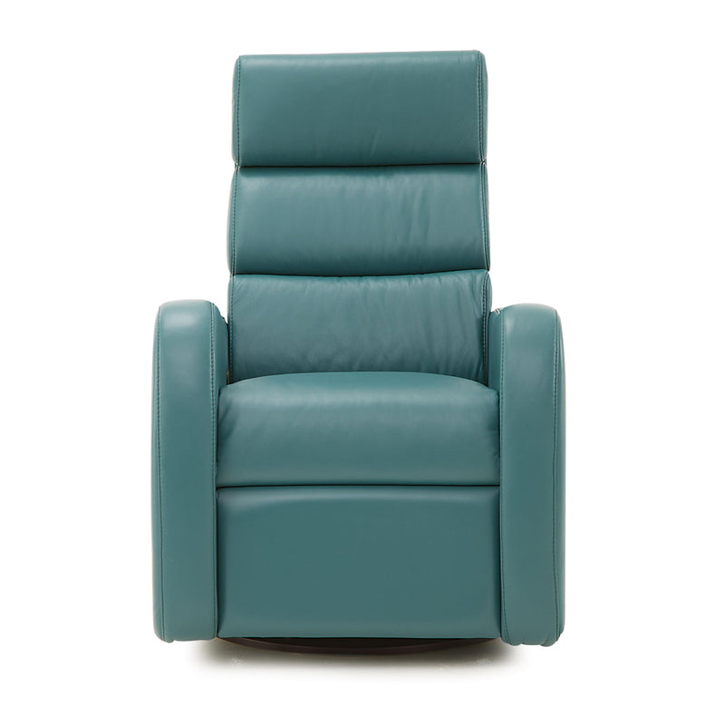 Palliser Central Park Swivel, Glider Leather Recliner 42206-34-DAZZLE-TROPIC IMAGE 2