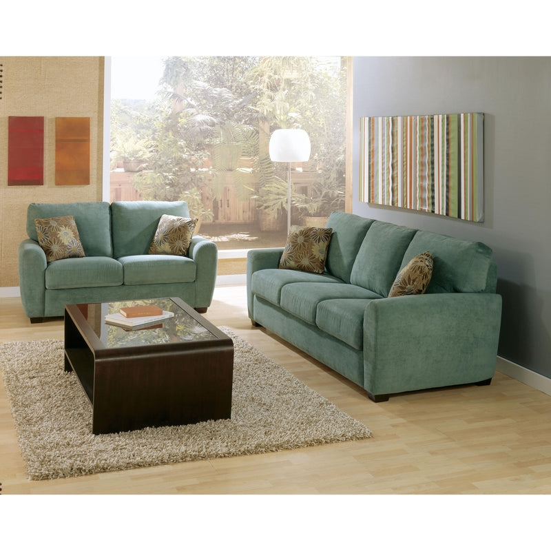 Palliser Connecticut Stationary Fabric Sofa 70881-01-STERLING-TURQUOISE IMAGE 2