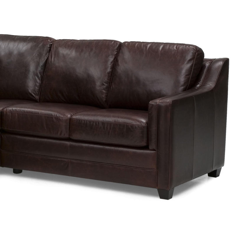 Palliser Sectional Components Stationary 77500-08-RENDEZVOUS-DARK-BROWN IMAGE 1