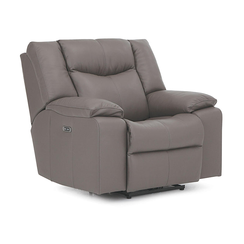 Palliser Delta Power Leather Recliner with Wall Recline 41054-31-VENICE-COAL IMAGE 1