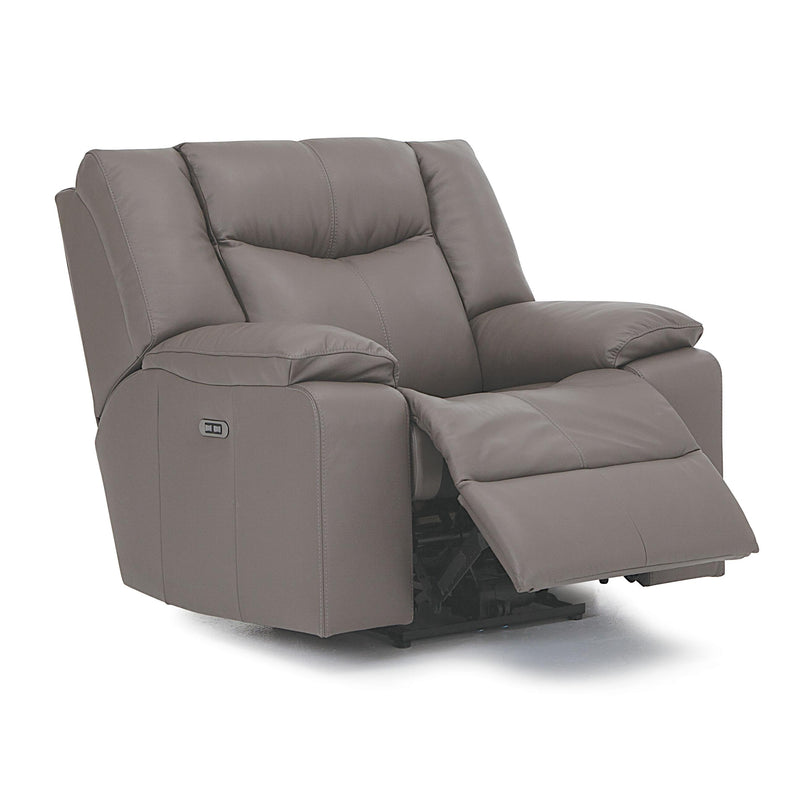 Palliser Delta Power Leather Recliner with Wall Recline 41054-31-VENICE-COAL IMAGE 2