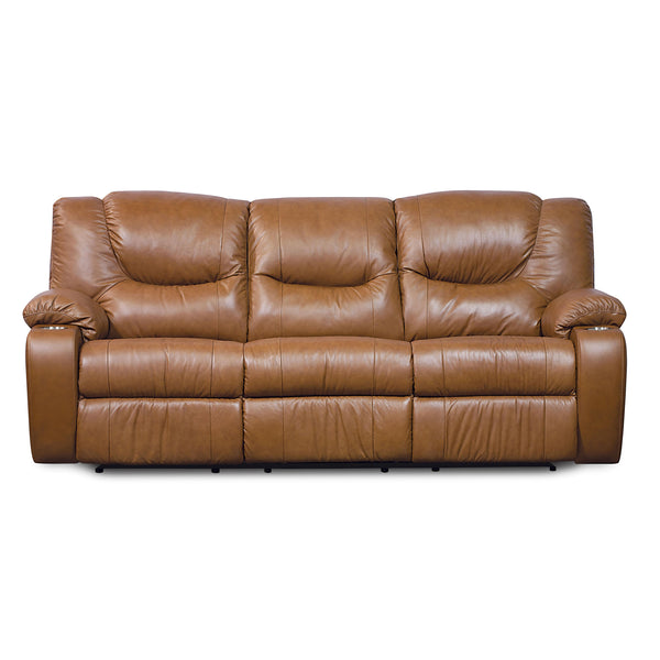 Palliser Dugan Reclining Leather Sofa 41012-51-CLASSIC-SAHARA IMAGE 1