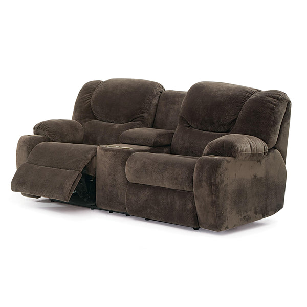 Palliser Dugan Reclining Fabric Loveseat Dugan 46012-58 Loveseat with Console IMAGE 1