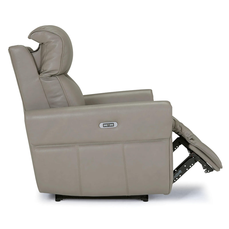 Palliser Elmwood Power Leather Recliner with Wall Recline 43009-31-ALLEGRO-CHROME IMAGE 3