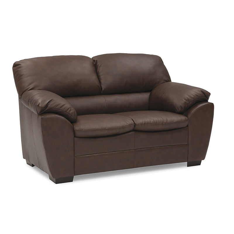 Palliser Faron Leather Loveseat 77950-03-OLYMPIC-DRSG-LAVA IMAGE 2