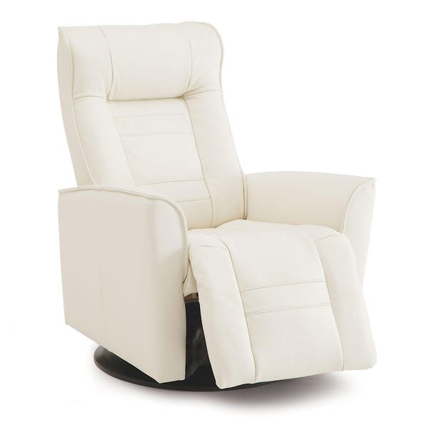 Palliser Glacier Bay Rocker Leather Recliner 43203-32-BROADWAY-ALABASTER IMAGE 1