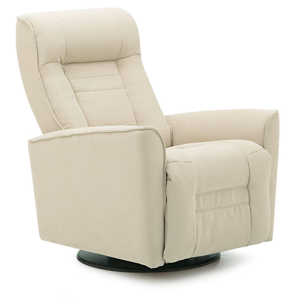 Palliser Glacier Bay II Swivel Glider Fabric Recliner 48213-34-ECHOSUEDE-PUMICE IMAGE 1