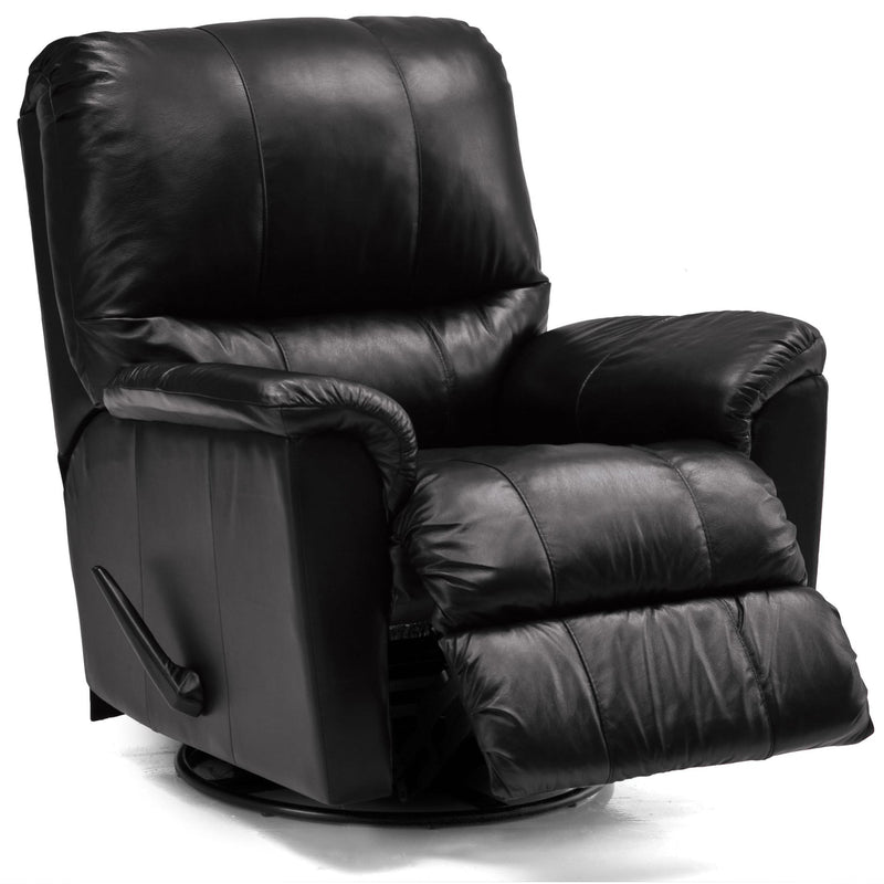 Palliser Grady Power Rocker Leather Recliner 43007-39-TULSA-II-JET IMAGE 1