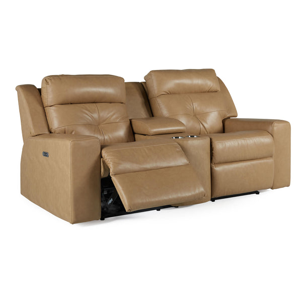 Palliser Grove Power Reclining Leather Loveseat 41062-63-CLASSIC-WHEAT IMAGE 1