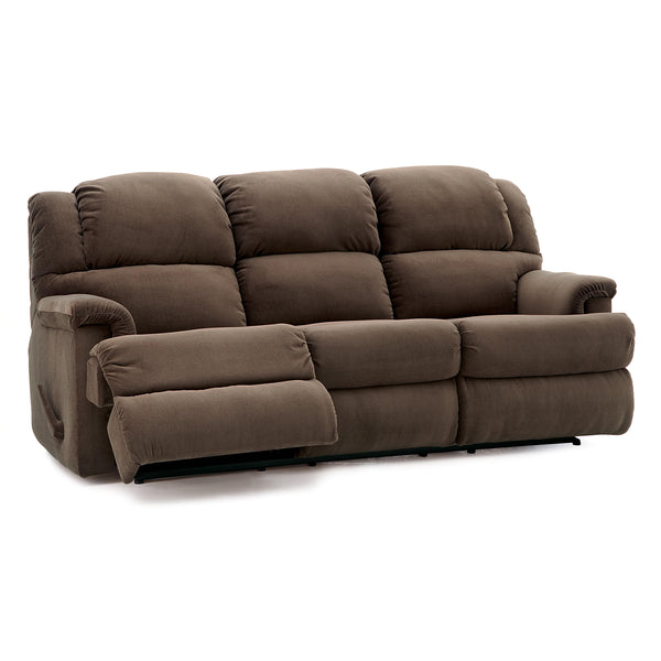 Palliser Harlow Reclining Fabric Sofa 46110-51-ADMIRAl-CHOCOLATE IMAGE 1