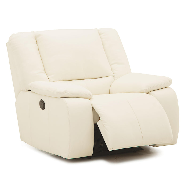 Palliser Harrow Power Leather Recliner with Wall Recline 41033-31-BROADWAY-ALABASTER IMAGE 1