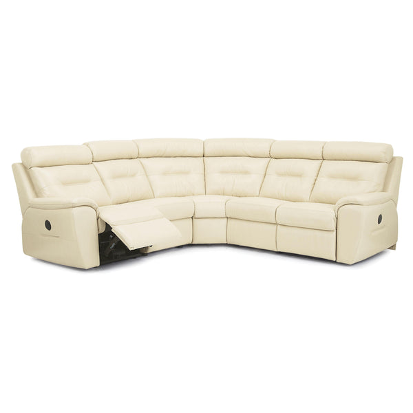 Palliser Arlington Leather 5 pc Sectional 41124-09/41124-30/41124-30/41124-46/41124-47-CARNIVAL-BAMBOO IMAGE 1