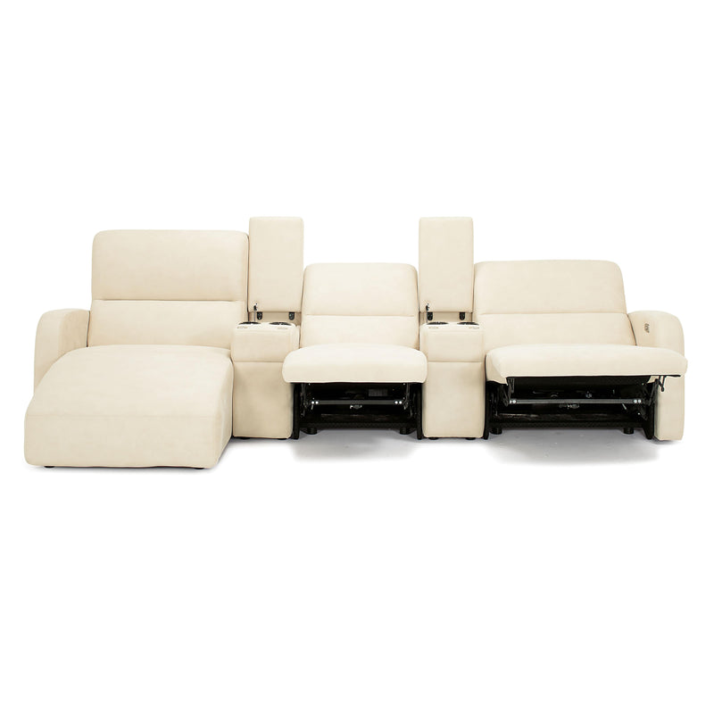 Palliser Bari Power Reclining Fabric 5 pc Sectional 46964-6P/46964-B2/46964-60/46964-B2/46964-57-HUSH-SAND IMAGE 2