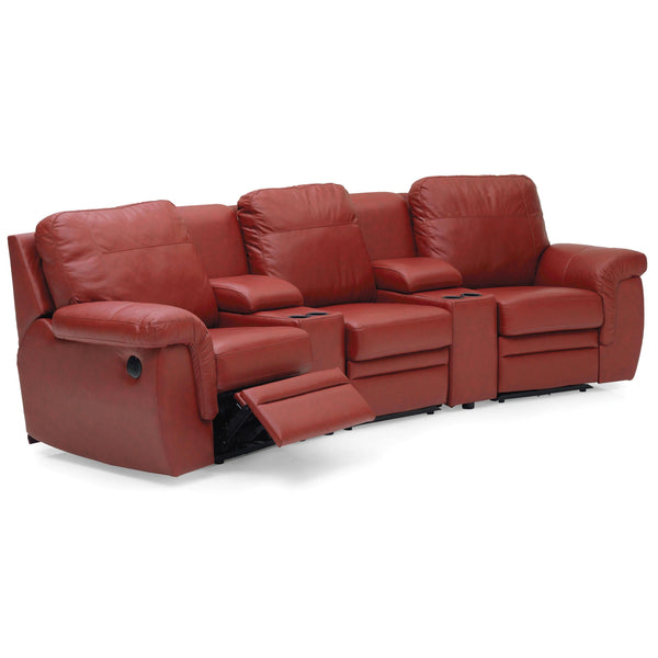 Palliser Brunswick Reclining Leather 5 pc Sectional 40620-47/40620-A0/40620-30/40620-A0/40620-46-CLASSIC-BLOSSOM IMAGE 1