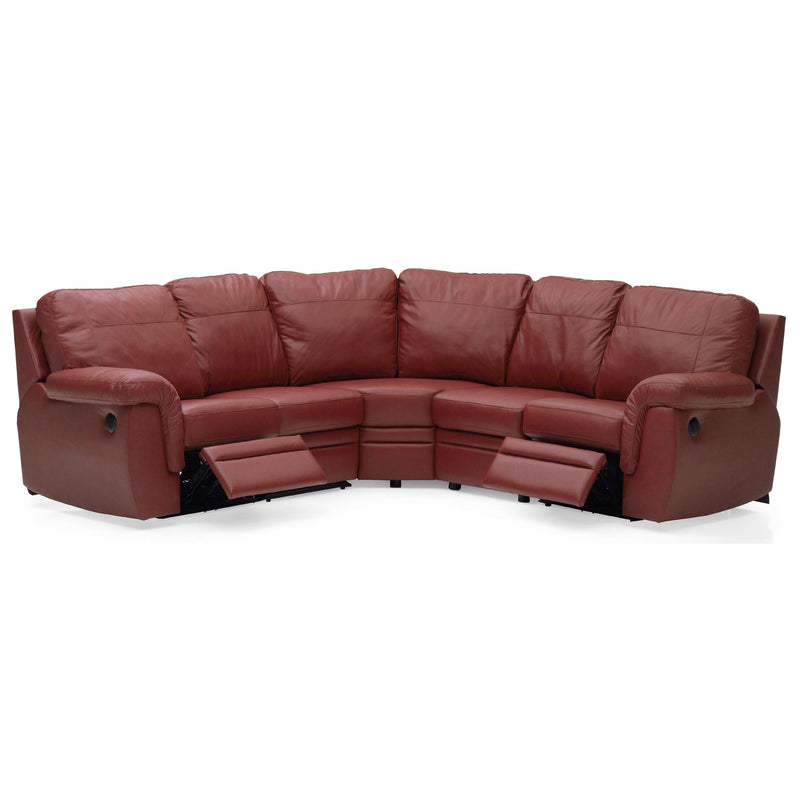 Palliser Brunswick Reclining Leather 5 pc Sectional 40620-47/40620-30/40620-09/40620-30/40620-46-CLASSIC-BLOSSOM IMAGE 1