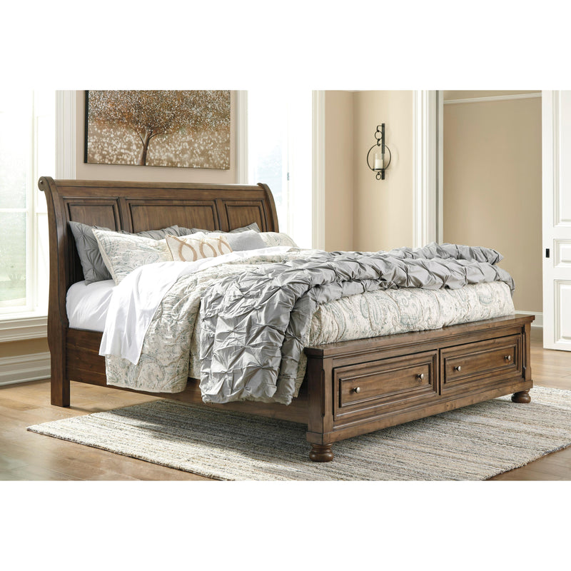 Signature Design by Ashley Flynnter California King Sleigh Bed with Storage B719-78/B719-76/B719-95 IMAGE 2