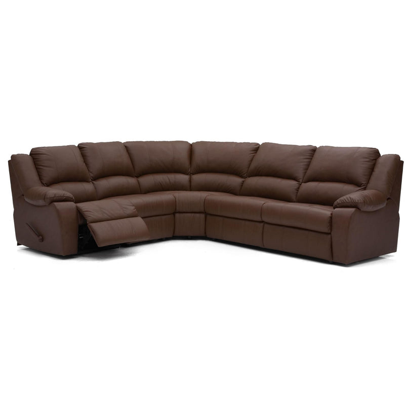 Palliser Delaney Power Reclining Leather 4 pc Sectional 41040-27/41040-09/41040-60/41040-67-TULSAII-DARK-BROWN IMAGE 1