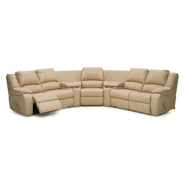 Palliser Delaney Power Reclining Leather 7 pc Sectional 41040-67/41040-60/41040-A1/41040-60/41040-A1/41040-60/41040-66-TULSAII-SAND IMAGE 1