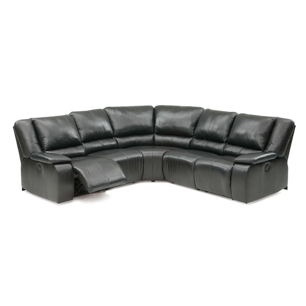 Palliser Harrow Reclining Leather 5 pc Sectional 41033-46/41033-30/41033-09/41033-30/41033-47-CARNIVAL-RAVEN IMAGE 1