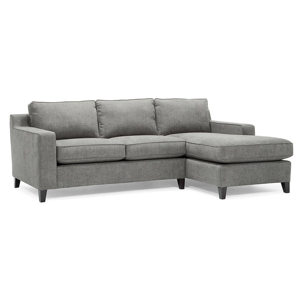 Palliser Karl Stationary Fabric 2 pc Sectional 77301-07/77301-15-TRIBUTE-SLATE IMAGE 1