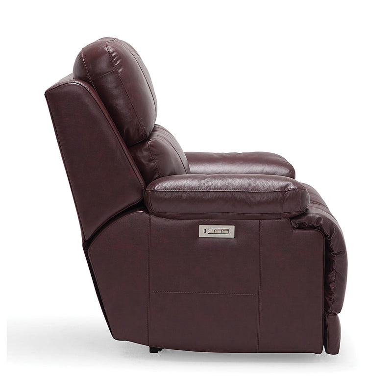 Palliser Kenaston Power Leather Recliner with Wall Recline 41064-31-CLASSIC-BURGUNDY IMAGE 3