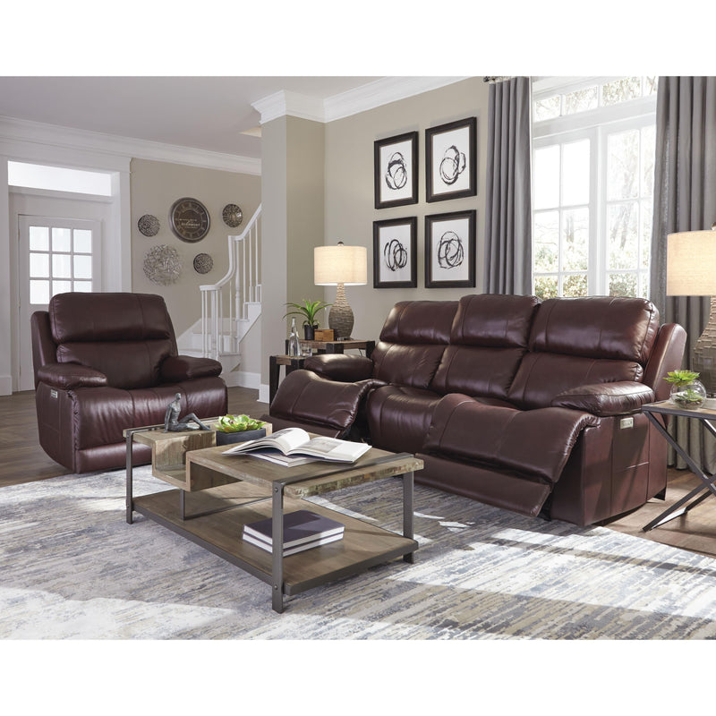 Palliser Kenaston Power Leather Recliner with Wall Recline 41064-31-CLASSIC-BURGUNDY IMAGE 4