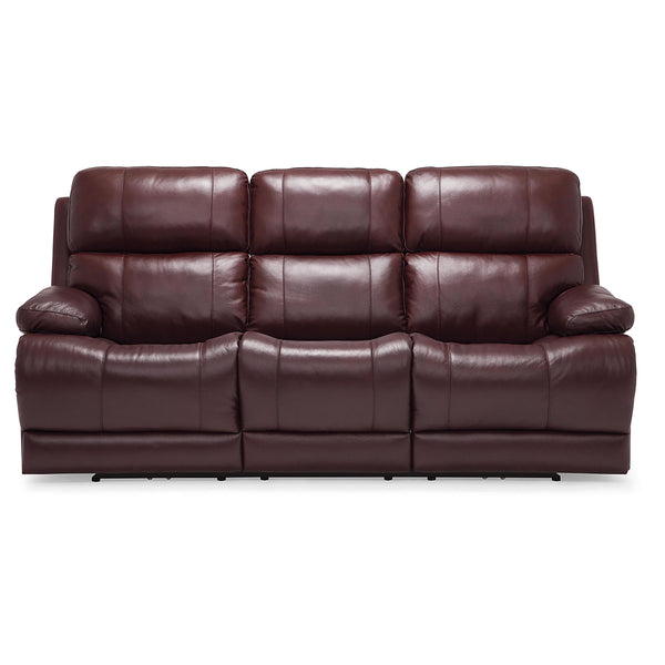 Palliser Kenaston Power Reclining Leather Sofa 41064-L6-CLASSIC-BURGUNDY IMAGE 1