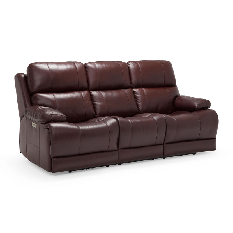 Palliser Kenaston Power Reclining Leather Sofa 41064-L6-CLASSIC-BURGUNDY IMAGE 2