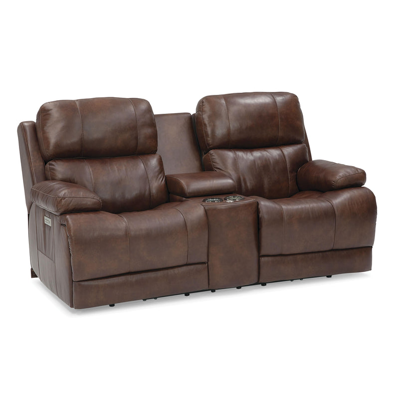 Palliser Kenaston Power Reclining Leather Loveseat 41064-L8-BRONCO-BOURBON IMAGE 1