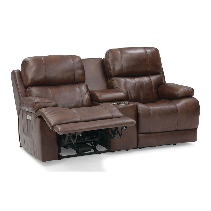 Palliser Kenaston Power Reclining Leather Loveseat 41064-L8-BRONCO-BOURBON IMAGE 3