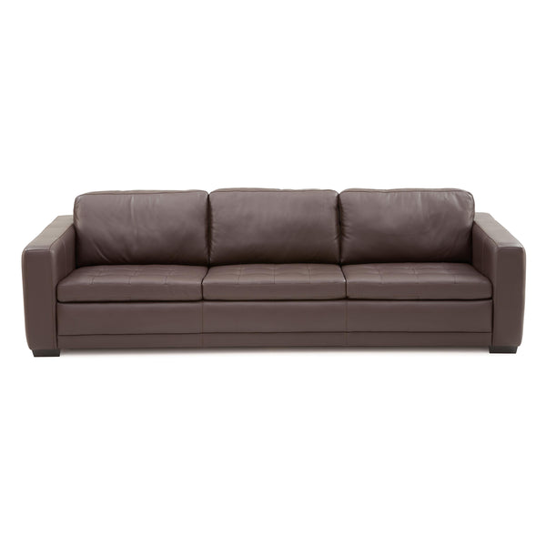 Palliser Knightsbridge Stationary Leather Sofa 77556-01-VENICE-CHOCOLATE IMAGE 1