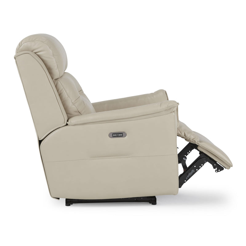 Palliser Linden Power Leather Recliner with Wall Recline 43008-31-CARNIVAL-BAMBOO IMAGE 3