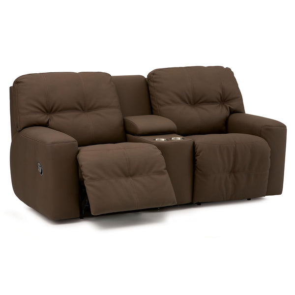 Palliser Mystique Power Reclining Fabric Loveseat 46042-68-DAX-BROWN IMAGE 1