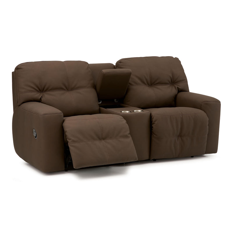 Palliser Mystique Power Reclining Fabric Loveseat 46042-68-DAX-BROWN IMAGE 2