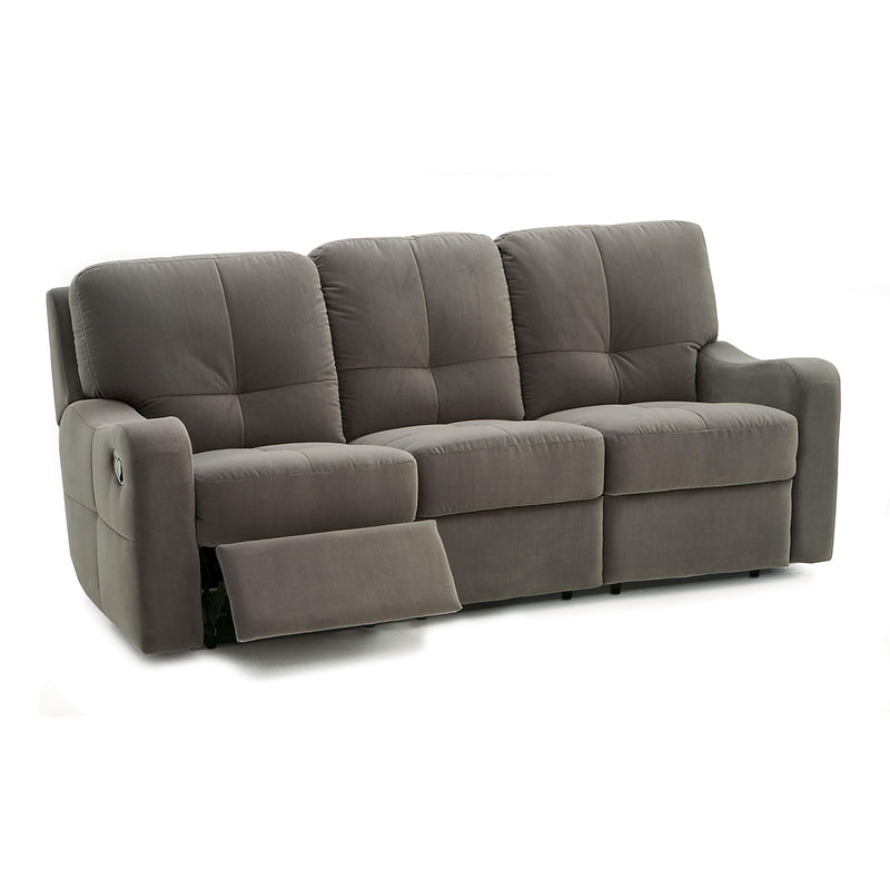 Palliser National Power Recliner Fabric Sofa 45040-61-BELA-PEWTER IMAGE 1