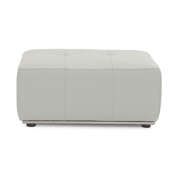 Palliser Nola Leather Ottoman 77632-04-VENICE-STEEL IMAGE 1