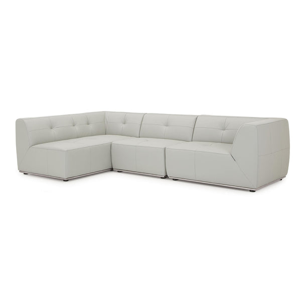 Palliser Nola Stationary Leather 3 pc Sectional 77632-08/77632-81/77632-89-VENICE-STEEL IMAGE 1