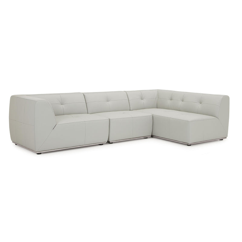 Palliser Nola Stationary Leather 3 pc Sectional 77632-07/77632-81/77632-88-VENICE-STEEL IMAGE 1