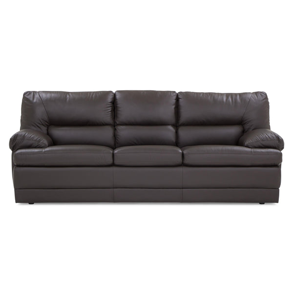 Palliser Northbrook Stationary Leather Sofa 77555-01-TULSAII-DARKBROWN IMAGE 1