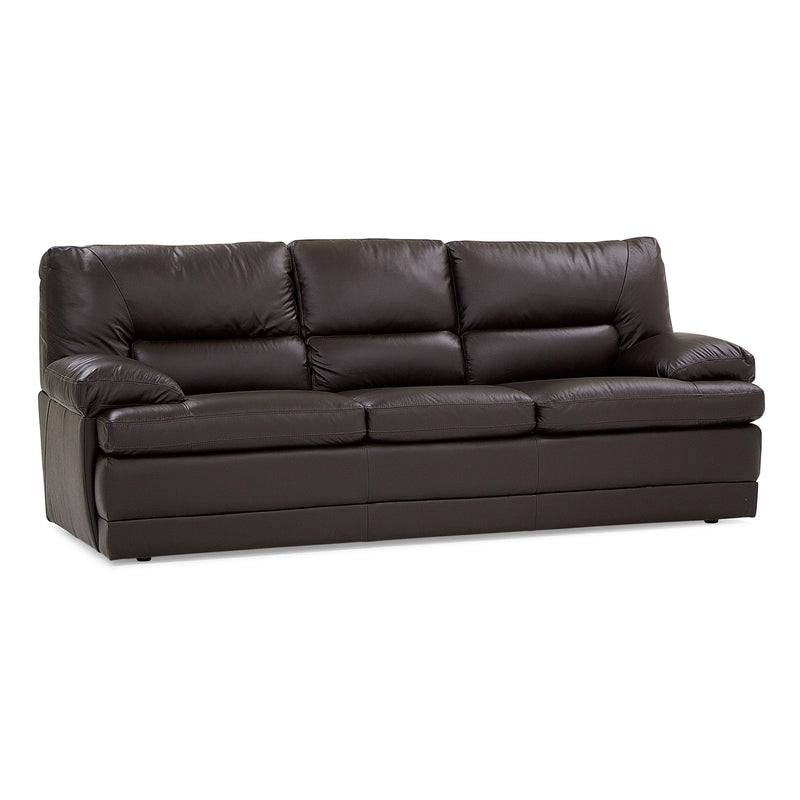 Palliser Northbrook Stationary Leather Sofa 77555-01-TULSAII-DARKBROWN IMAGE 2