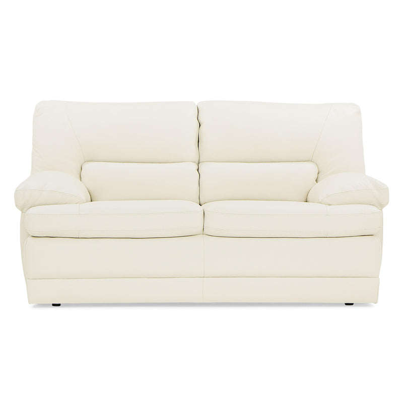 Palliser Northbrook Stationary Leather Loveseat 77555-03-VENICE-BISQUIT IMAGE 1